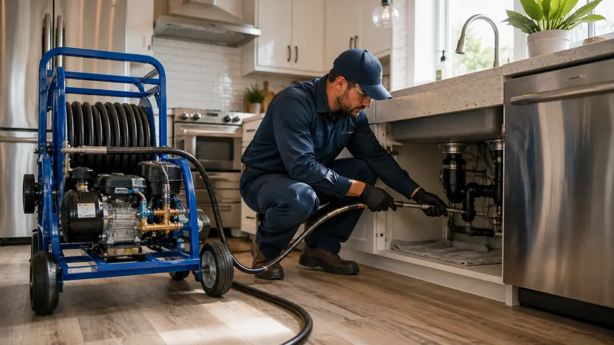 Kitchen Drain Hydro Jetting in Byron